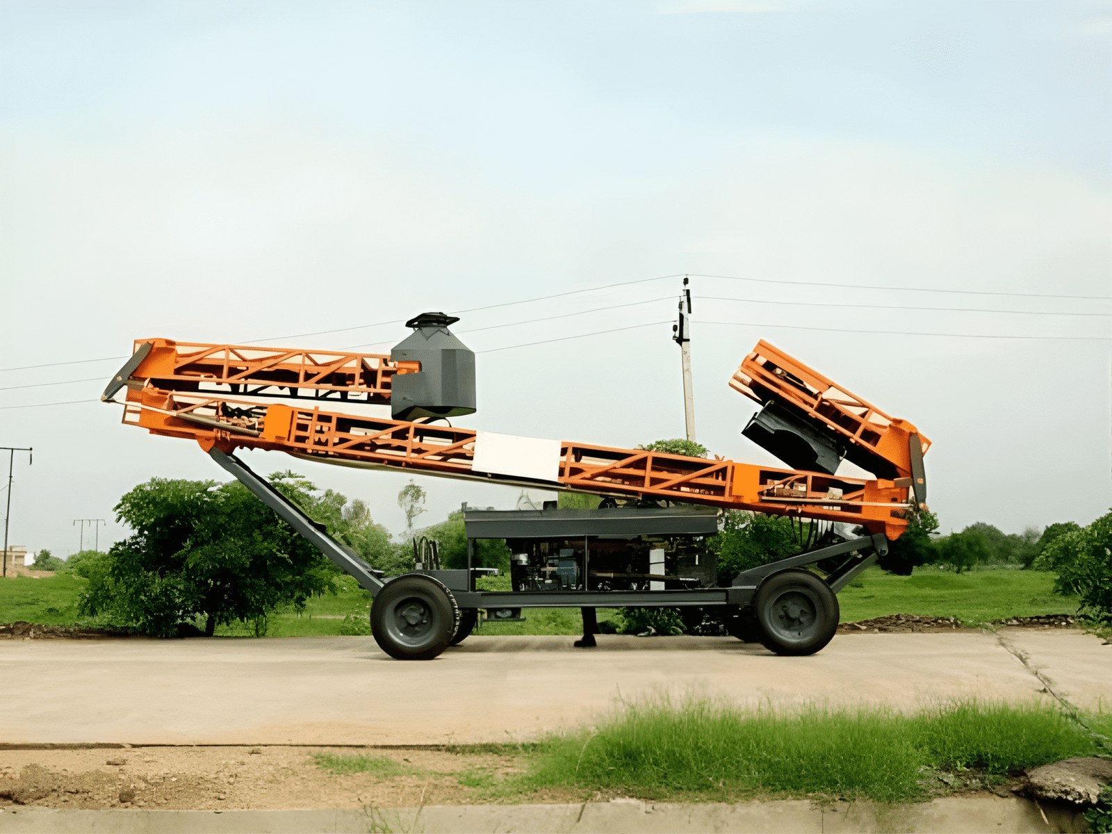 mobile concrete placer